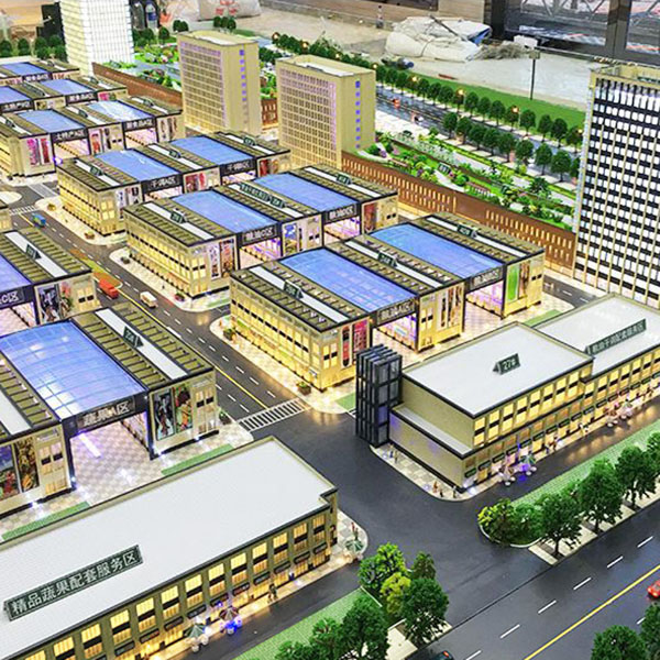 商业建筑沙盘模型制作案例
